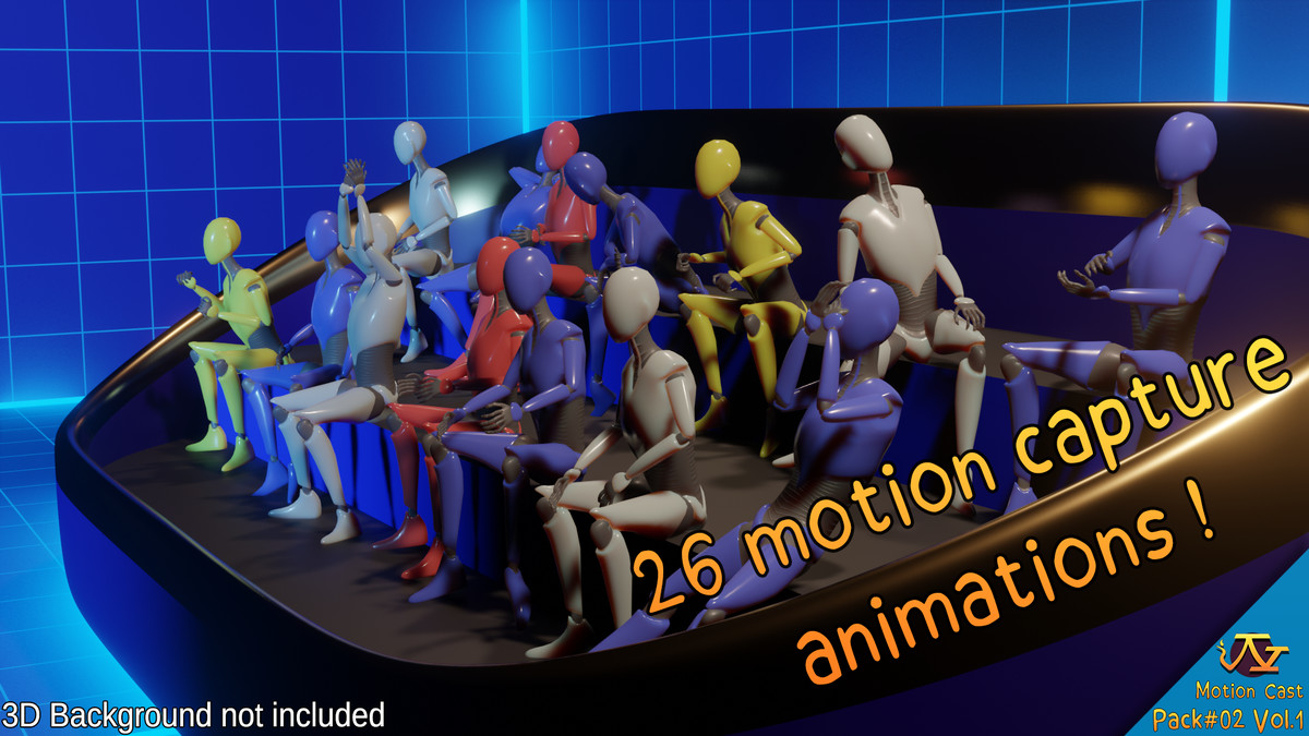 Spectators animations (Motion Cast#02 Vol.1)