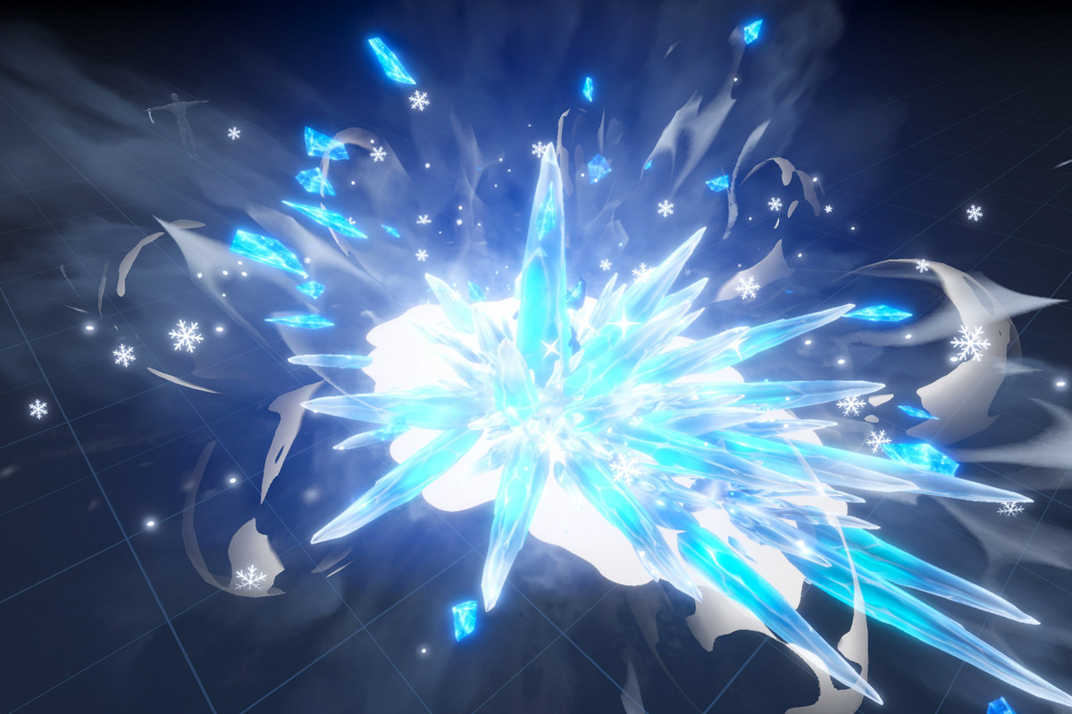 Realistic RPG ice and snow effects set