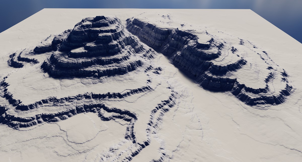 Terraced Canyon Shapes - StampIT!