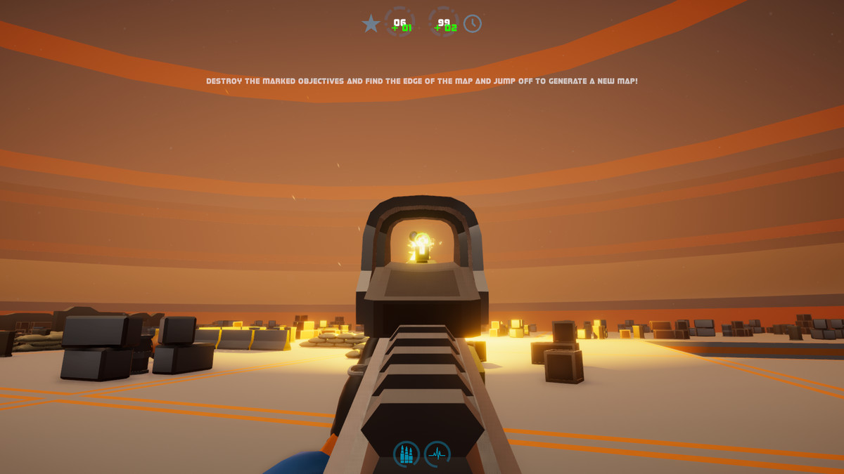 Sci-fi FPS Randomly Generated Full Game Example Template
