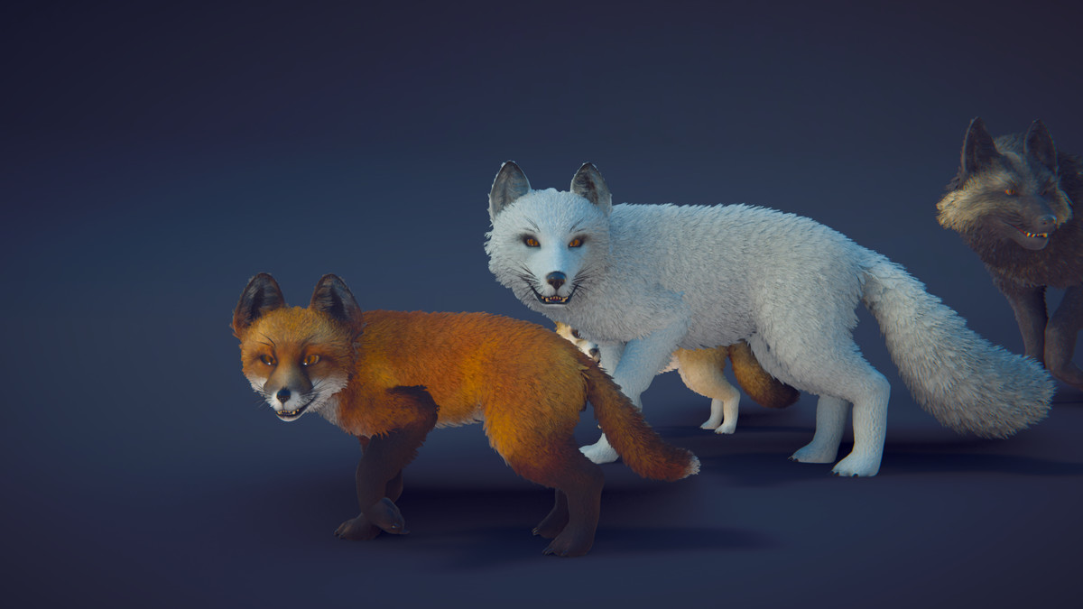 Realistic Fox