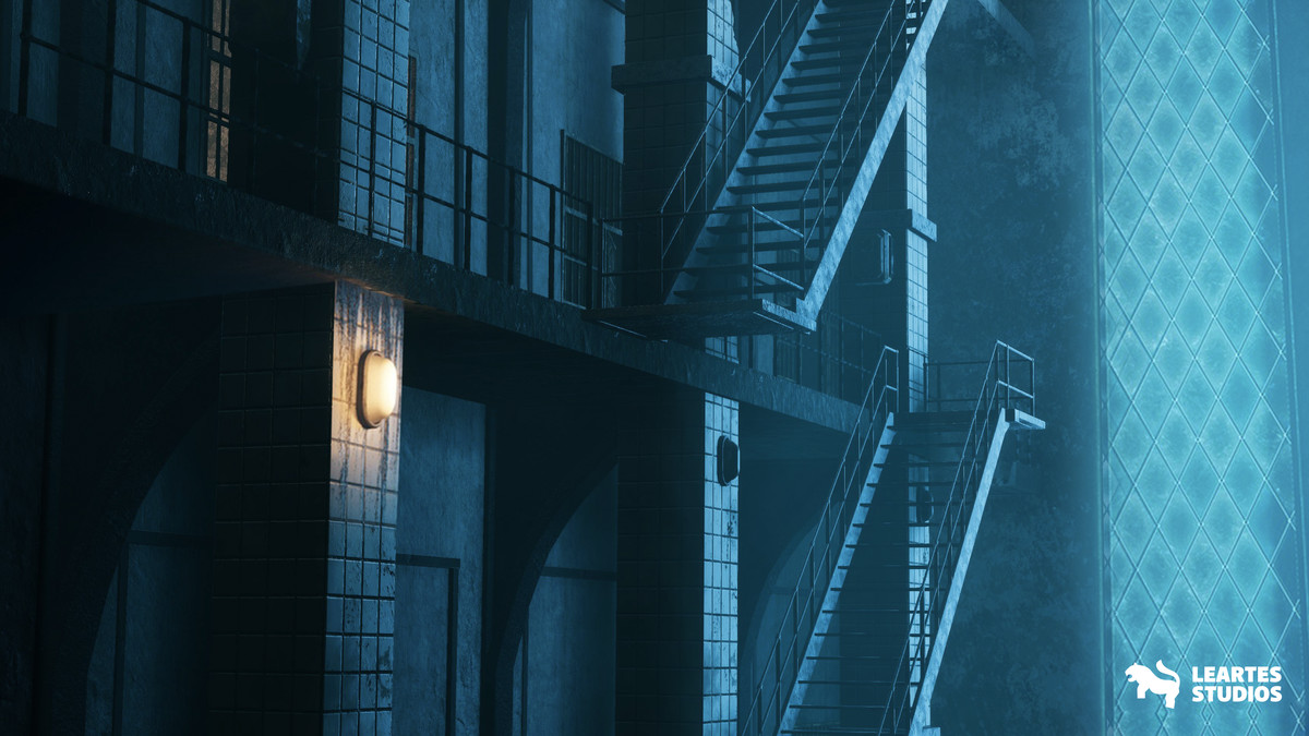 Haunted Prison Environment ( Exterior + Interior , Modular)