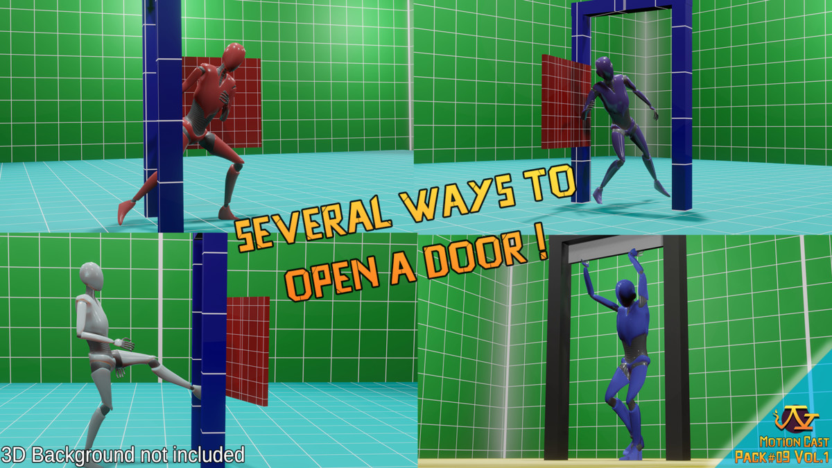 Open Door animations (Motion Cast#09 Vol.1)
