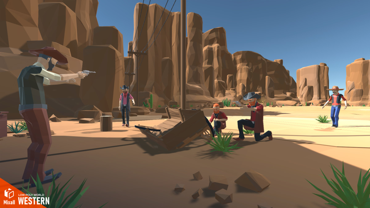 LOW POLY WORLD - WESTERN