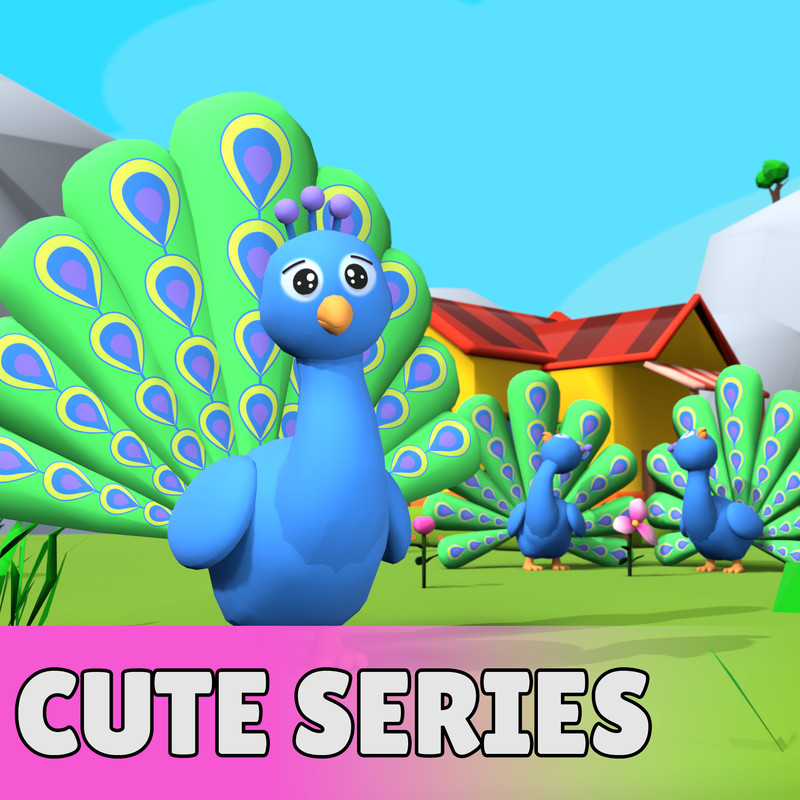 Cute low poly Animals part 1