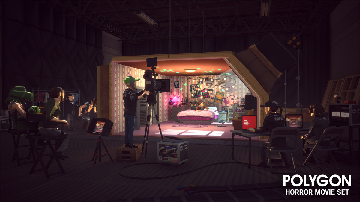 POLYGON - Horror Movie Set - Low Poly 3D Art by Synty