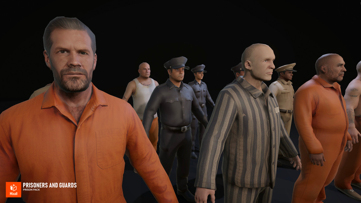 Prisoners and guards - Prison pack