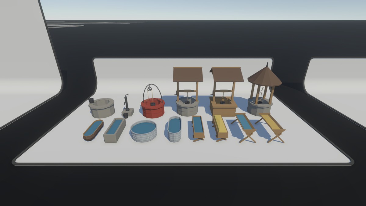 Low Poly Props Library – Forest, Sea, Town, Farm & More