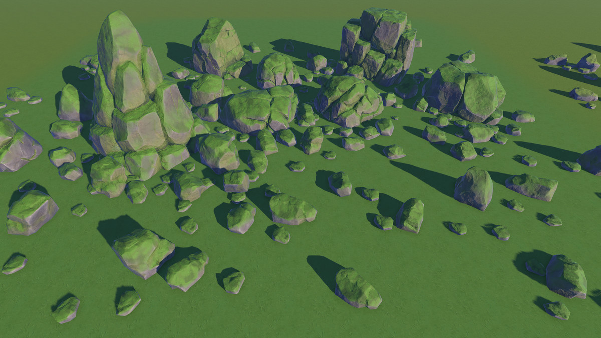 Stylized Nature - Rocks & Boulders
