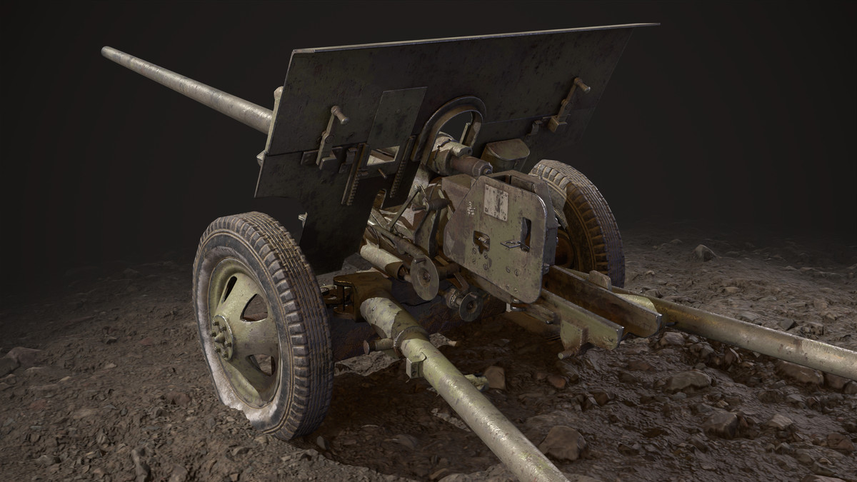 ZIS 2 Cannon WW II