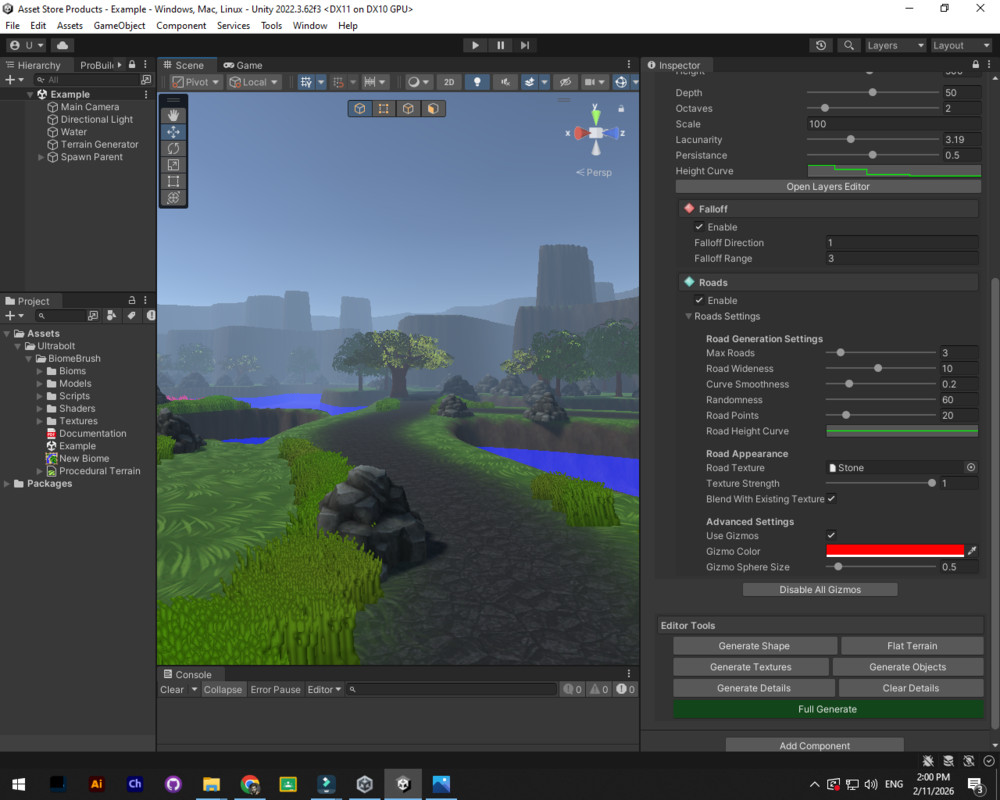 Biome Brush A Procedural Terrain Generator