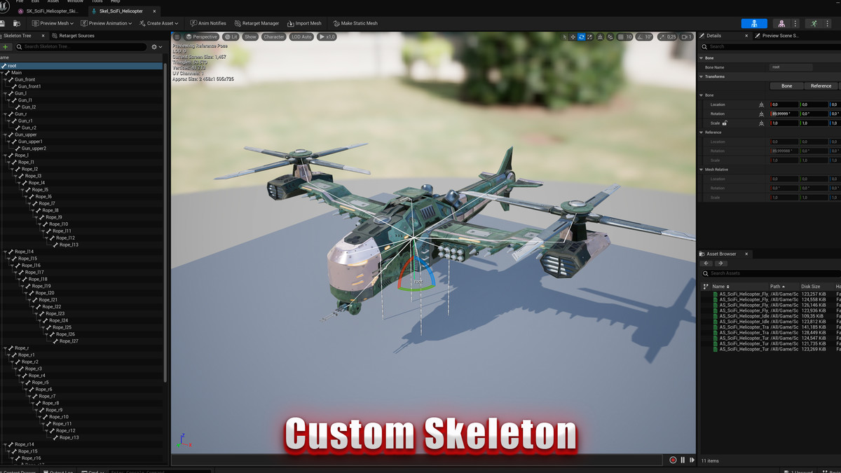 Sci-Fi Transport - Military Helicopter