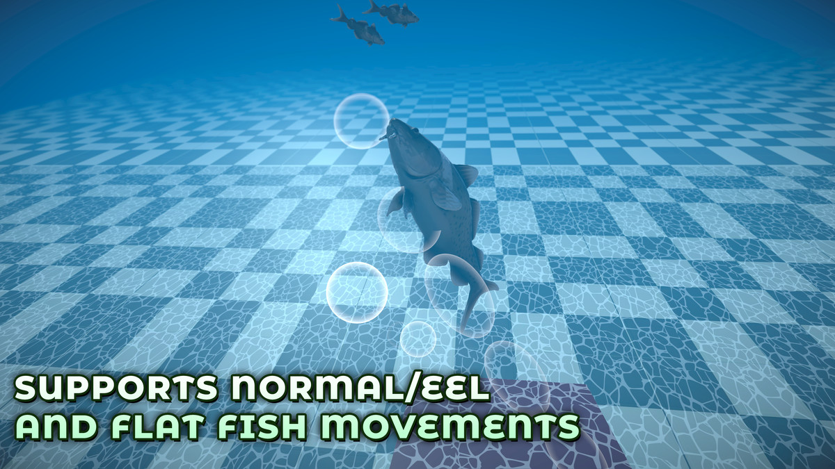 Fish Controller | Physics based Fish/Eel/Flat Fish movement System