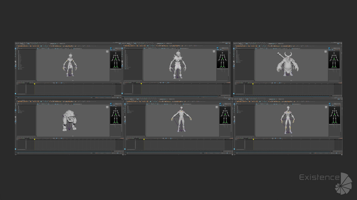 Pack 1 and 2 - Stylized Fantasy Creatures