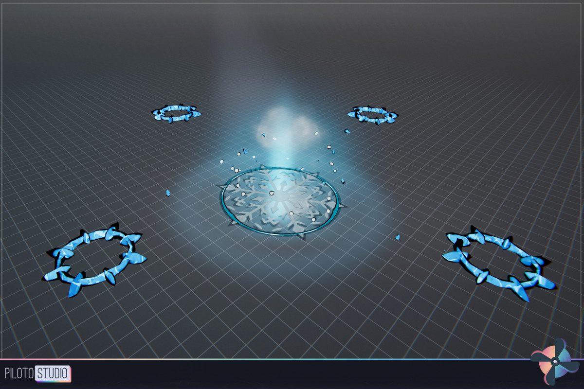Roguelike Magic Ice VFX