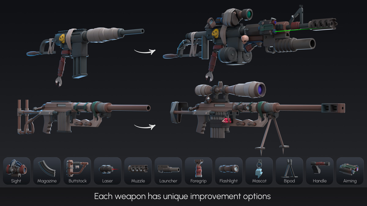 Apocalypse Weapons - Low Poly 3D Models Pack