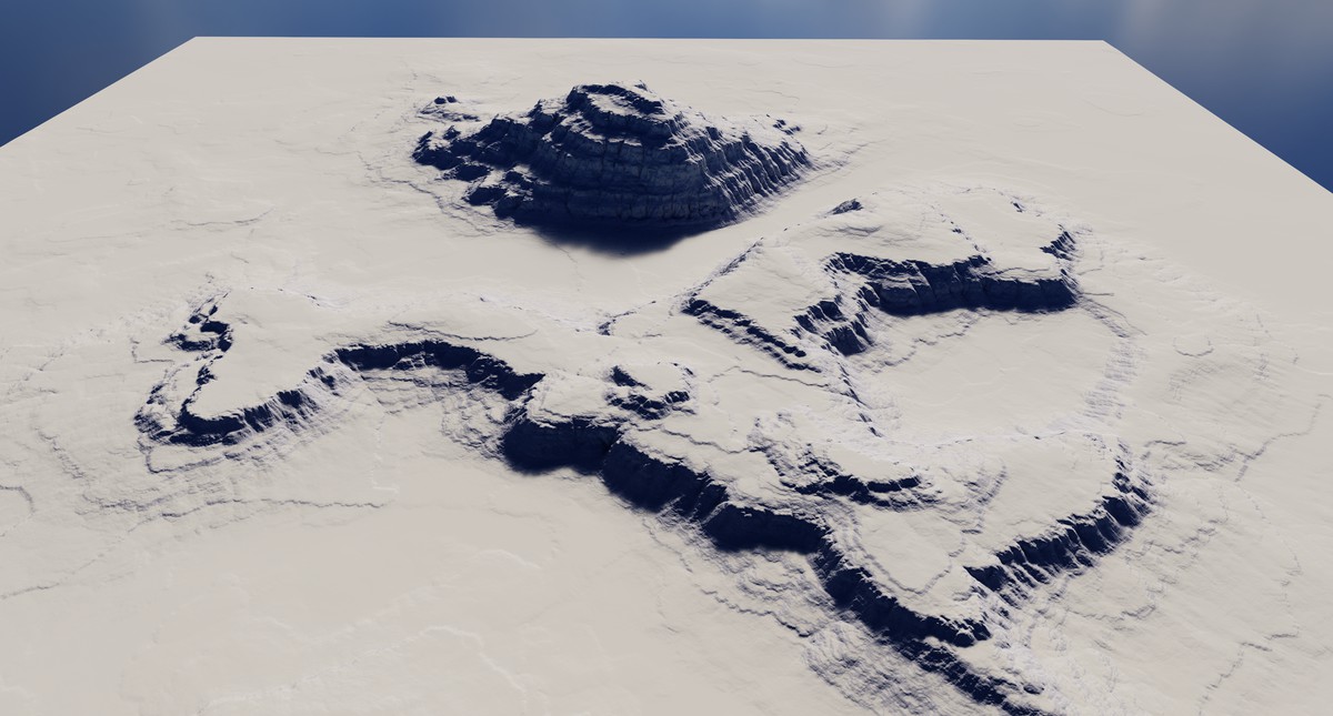 Terraced Canyon Shapes - StampIT!