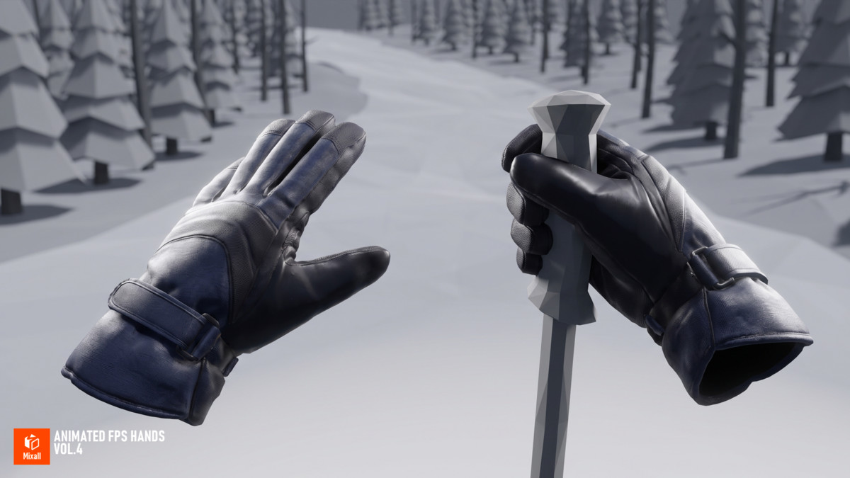Animated FPS Hands Vol.4