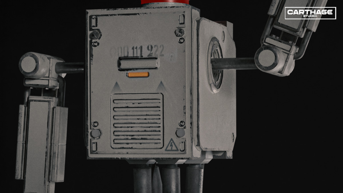 Dome‑Head Security Robot NPC