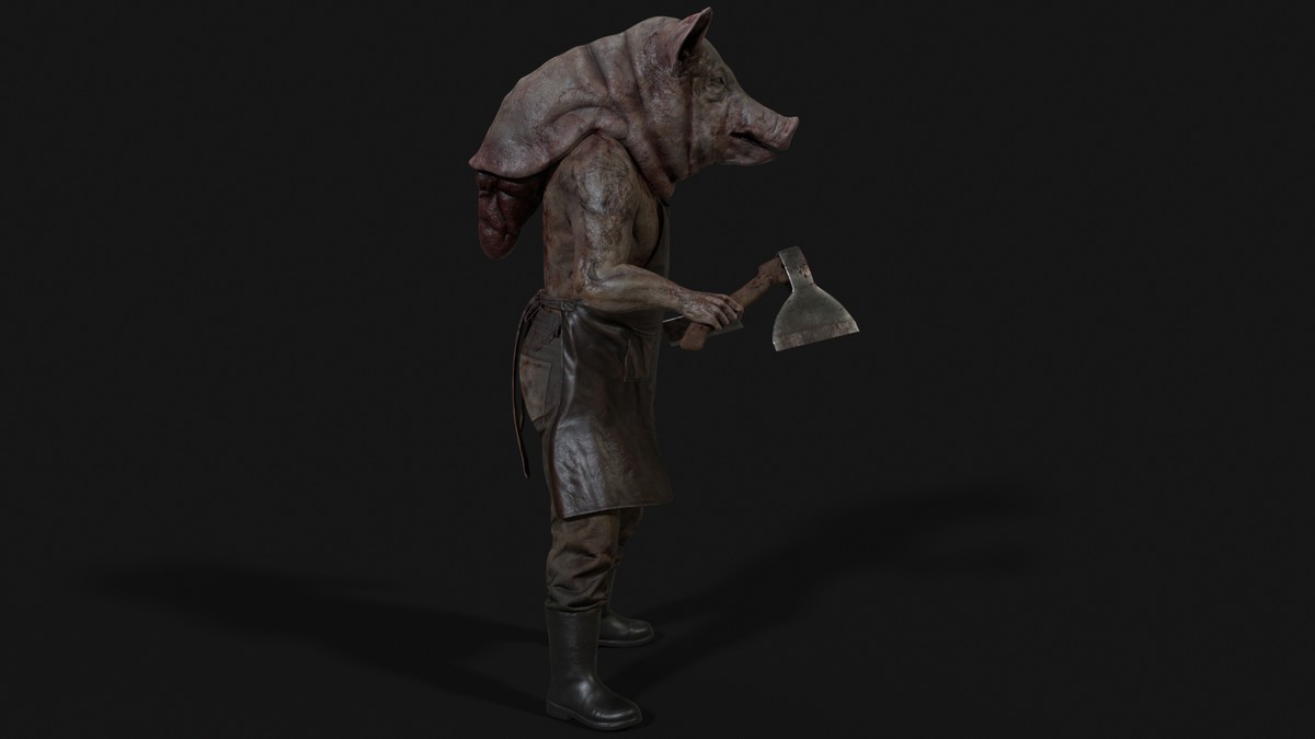 Pig-headed butcher