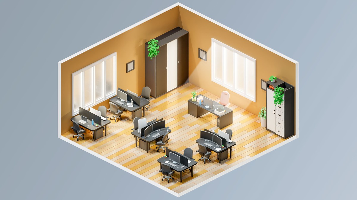 Office - Low Poly 3D Models Pack