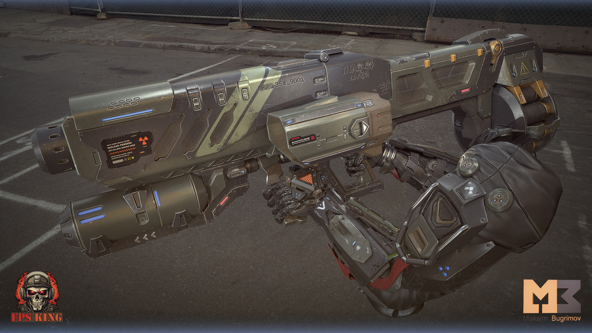 FPS Sci-Fi Hands Launcher (Animations)