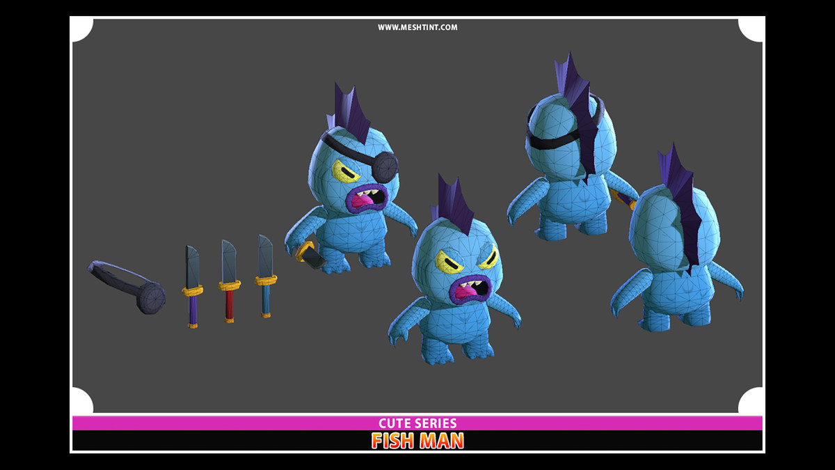 Monsters Ultimate Pack 10 Cute Pro Series