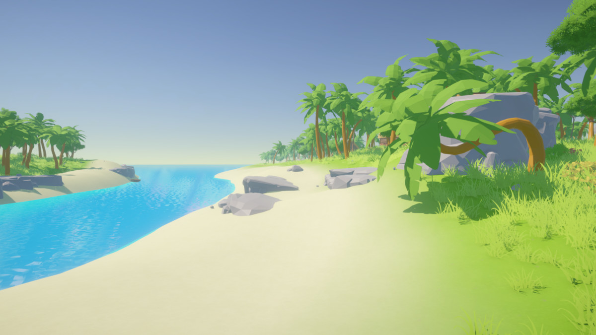 VERDANT Low Poly Tropical Island Modular Village