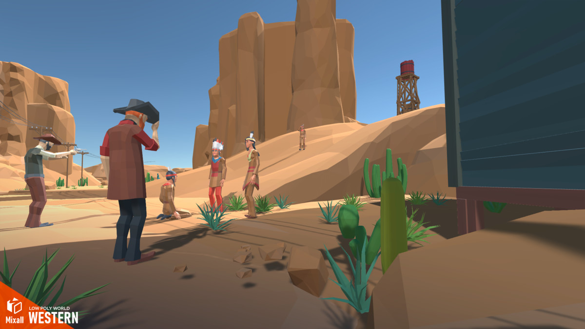 LOW POLY WORLD - WESTERN