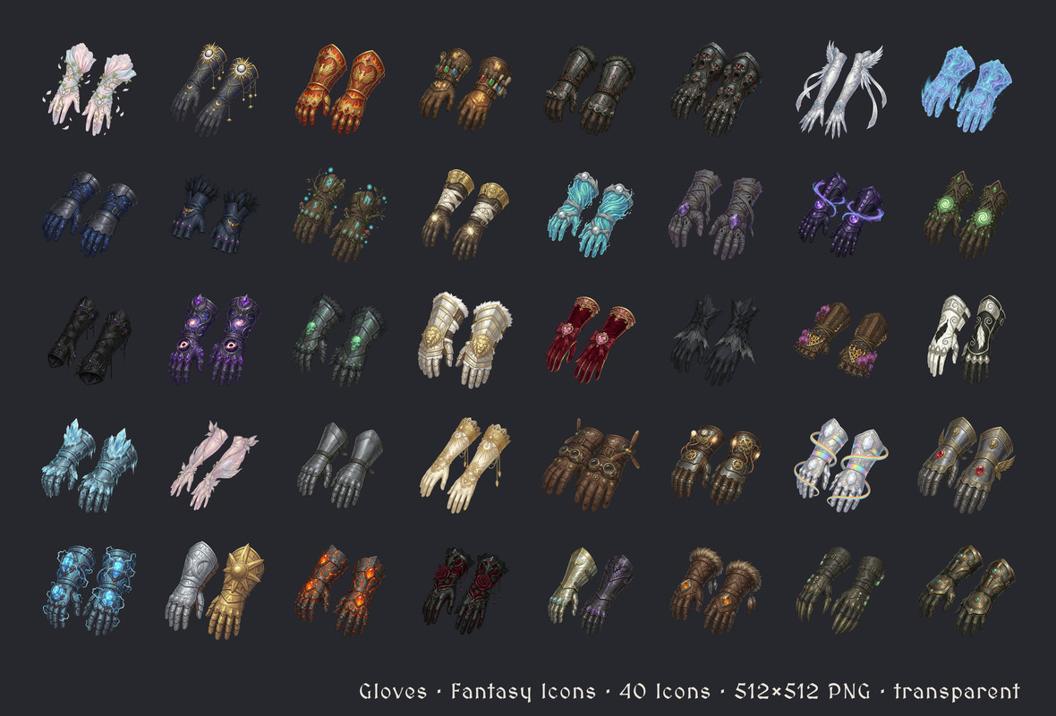 Ultimate Fantasy Bundle - 600 Icons [512x512 HD]