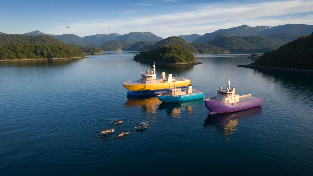 Ships Pack 3 In 1 - Low Poly Marine Supply - Ship Collection