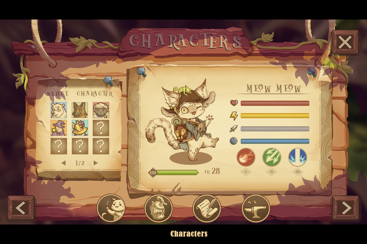 Bamao Pack : Fantasy GUI ( With PSD )