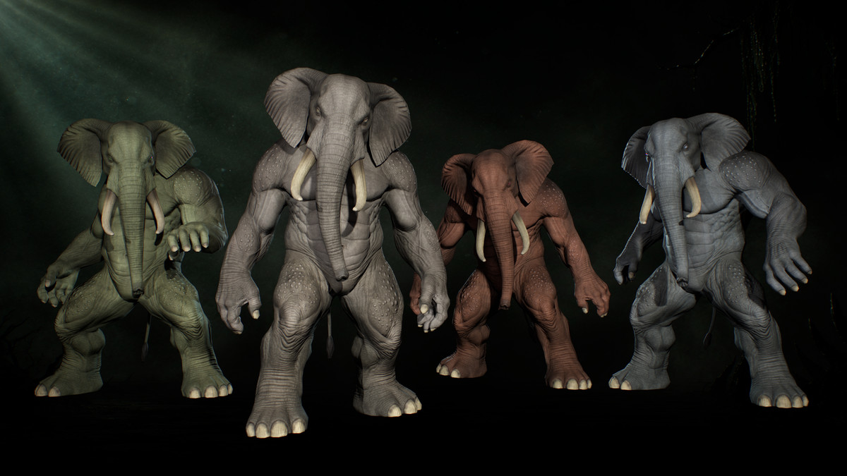 Elephant Humanoid