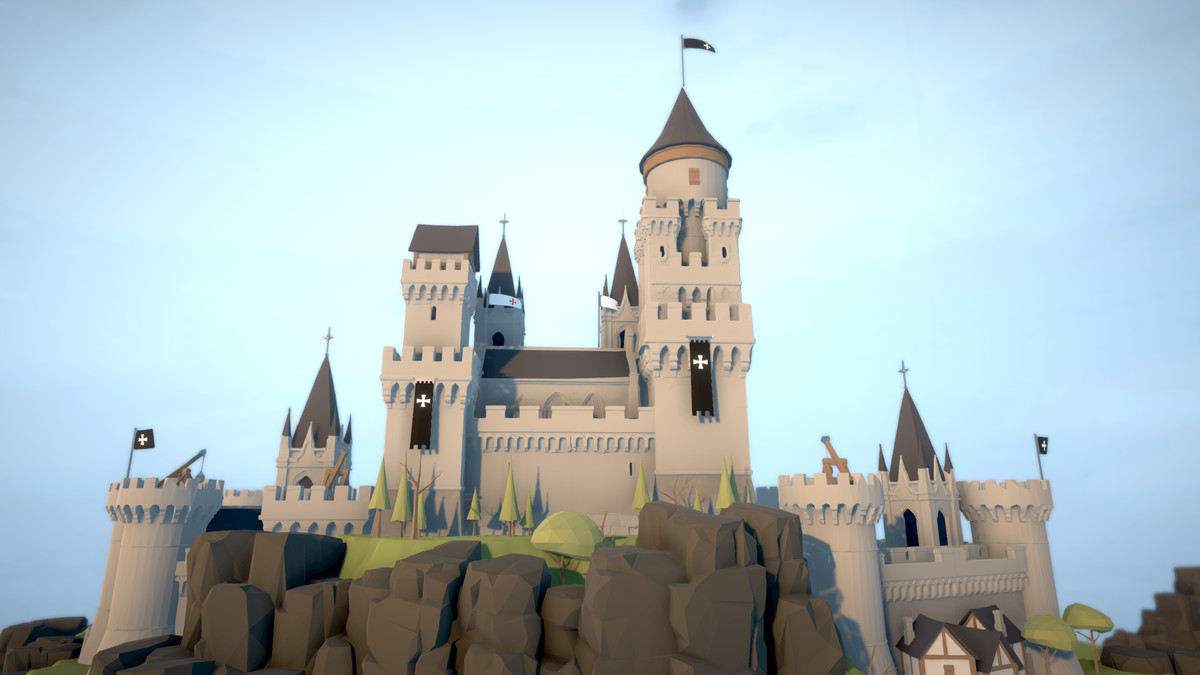Templar Castle - Low Poly