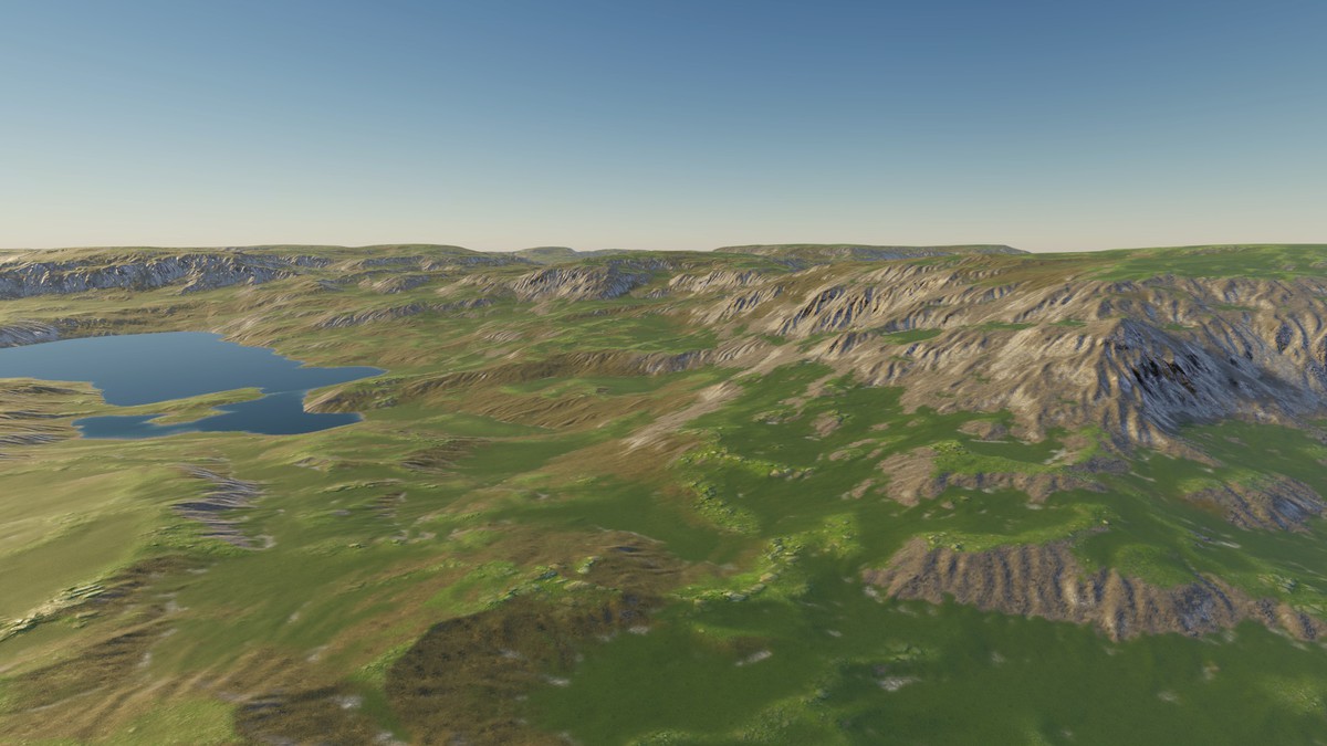 Procedural Islands, Lakes & Hills 8K - 48 Terrains