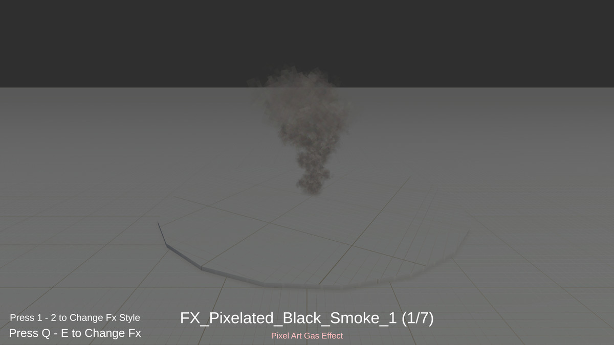 Realistic - Pixelated - Anime Smoke Vfx Pack