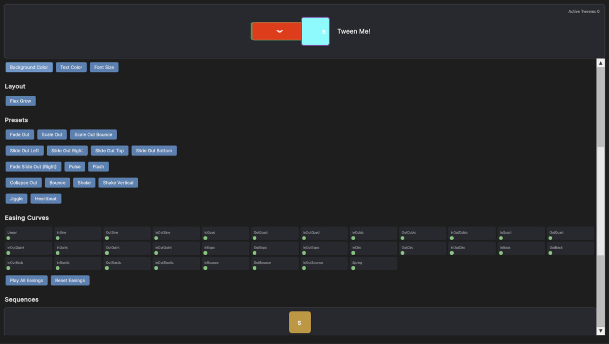 UI Toolkit: Tween Engine