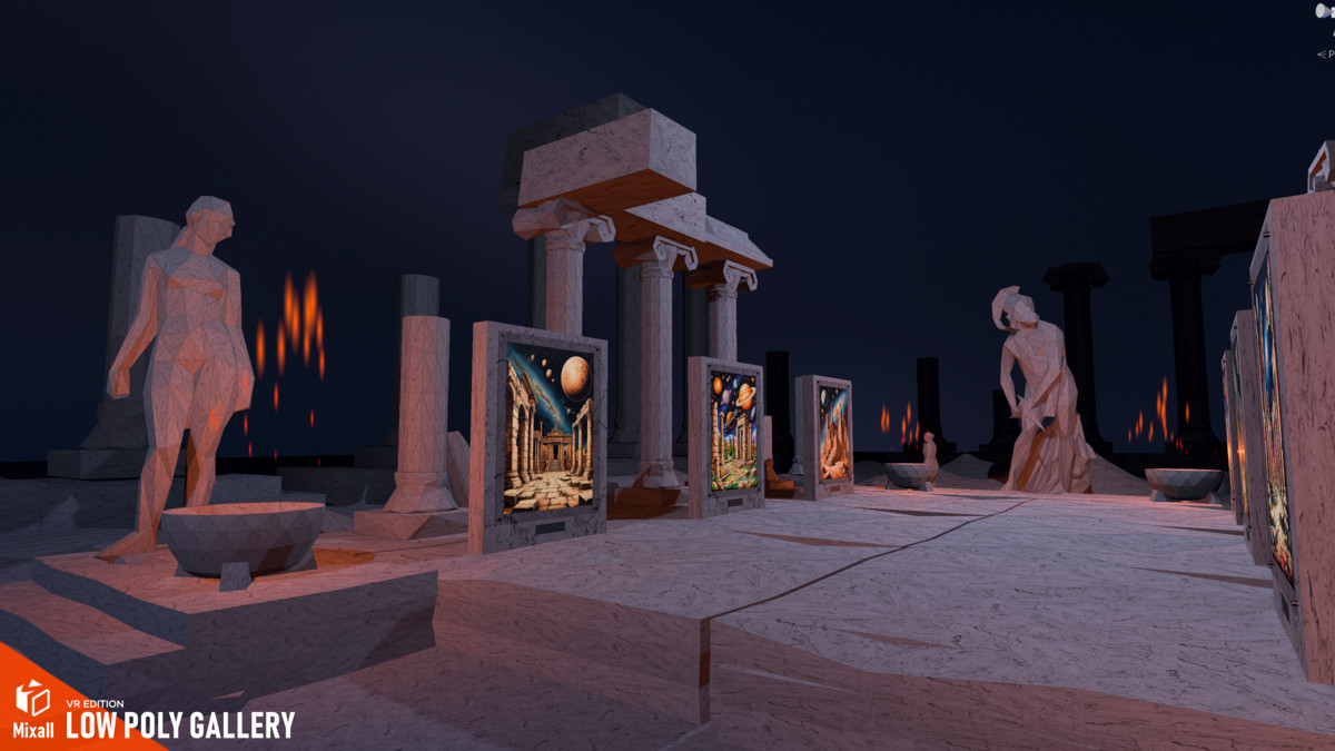 Low Poly Gallery - VR edition