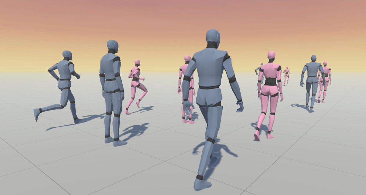 Human Idle/Walk/Run/sprint (Unarmed)