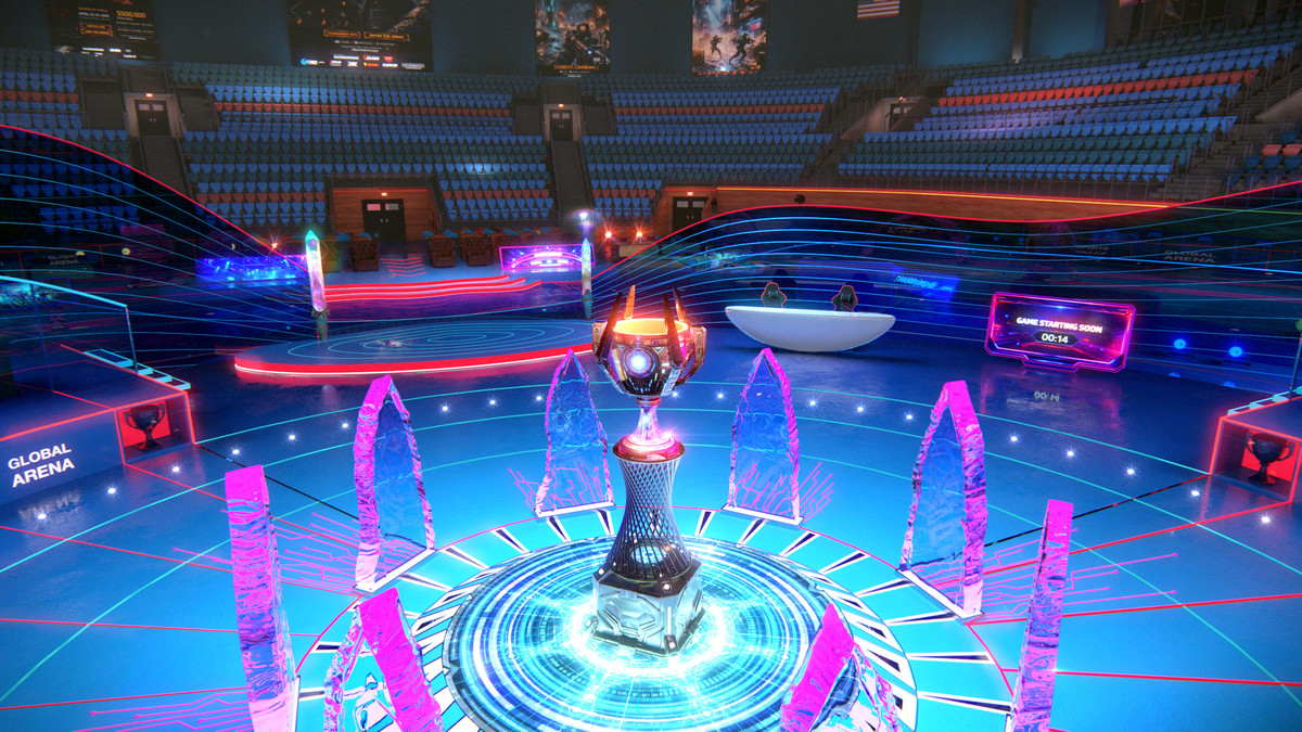 Futuristic Esports Arena Stadium – Tournament Stage 3d Environment Level