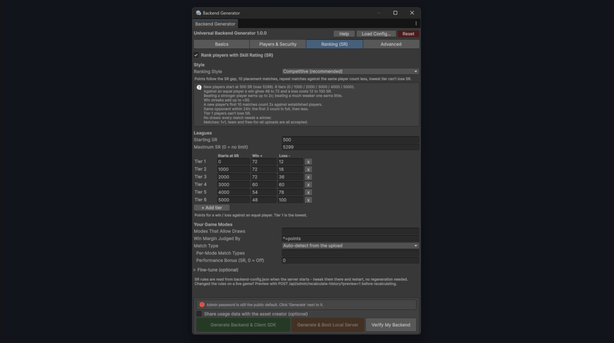 Universal Backend Generator