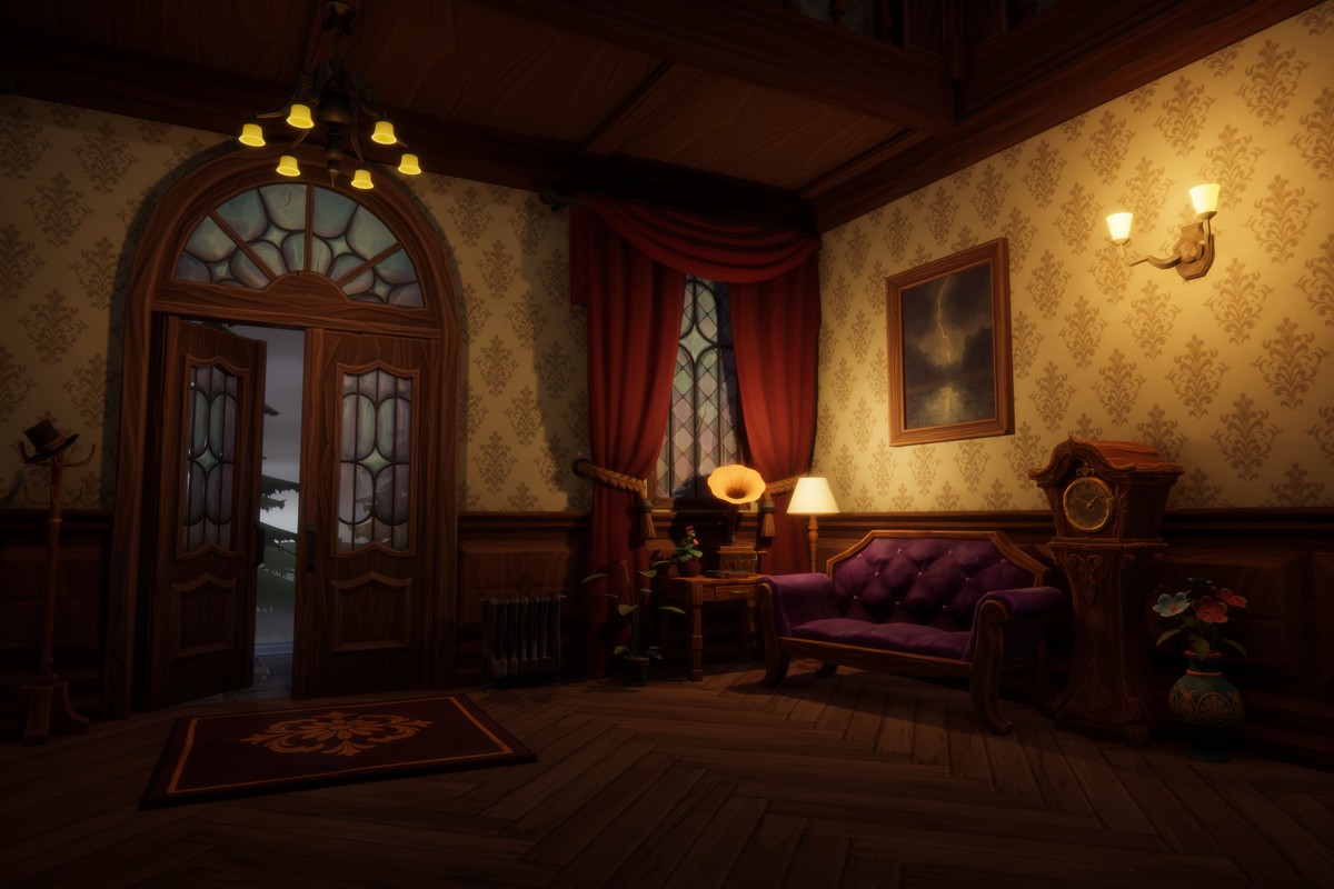 Stylized Victorian Mansion