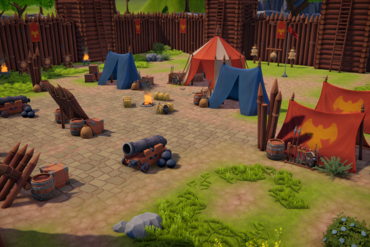 Stylized Medieval Modular Fort and Castle