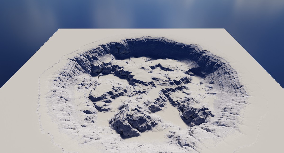 Terraced Canyon Shapes - StampIT!