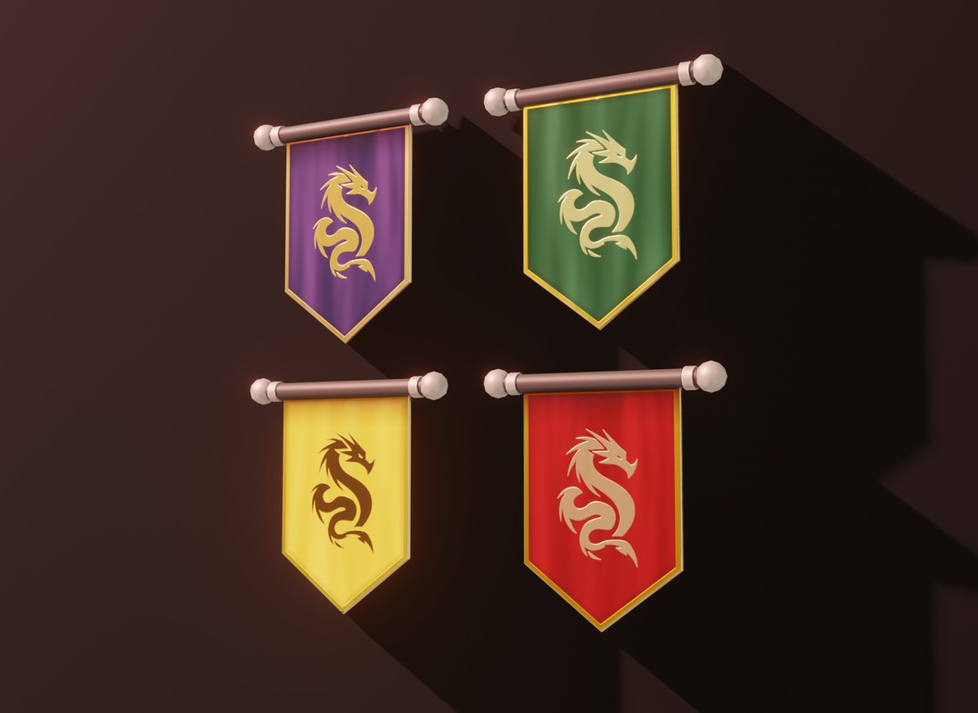Stylized Fantasy Interiors – Low Poly 3D Props Pack (Built-in)