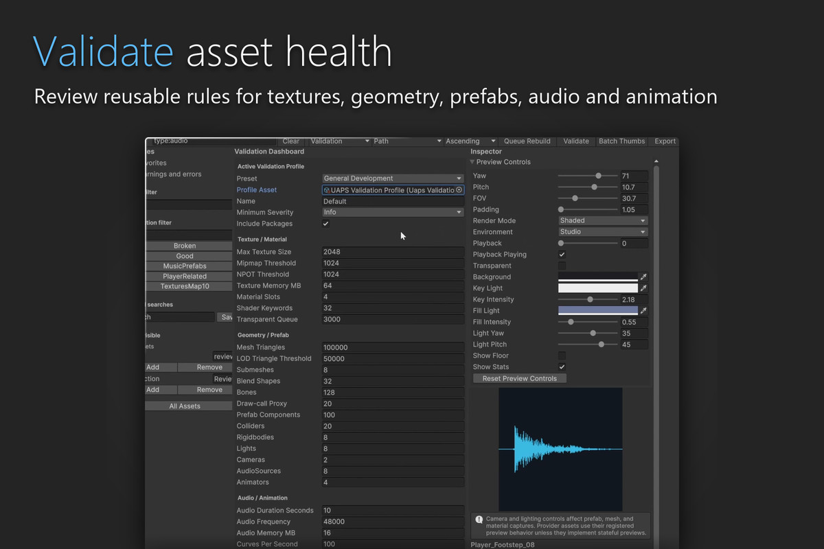 Universal Asset Preview Studio - Thumbnails, Catalogs & Asset QA