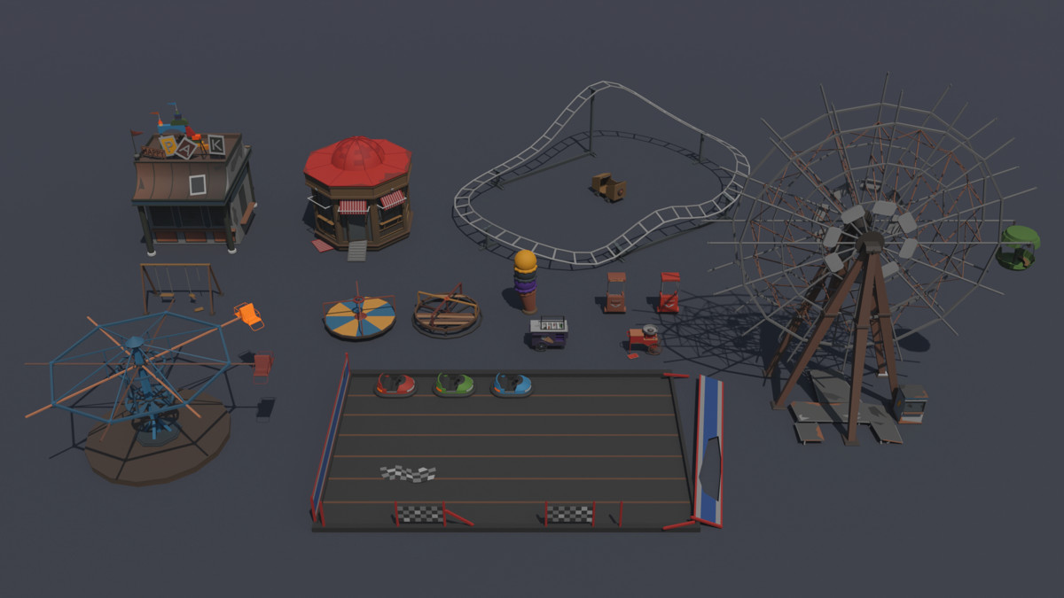 Desert Environment pack - Low Poly 3D