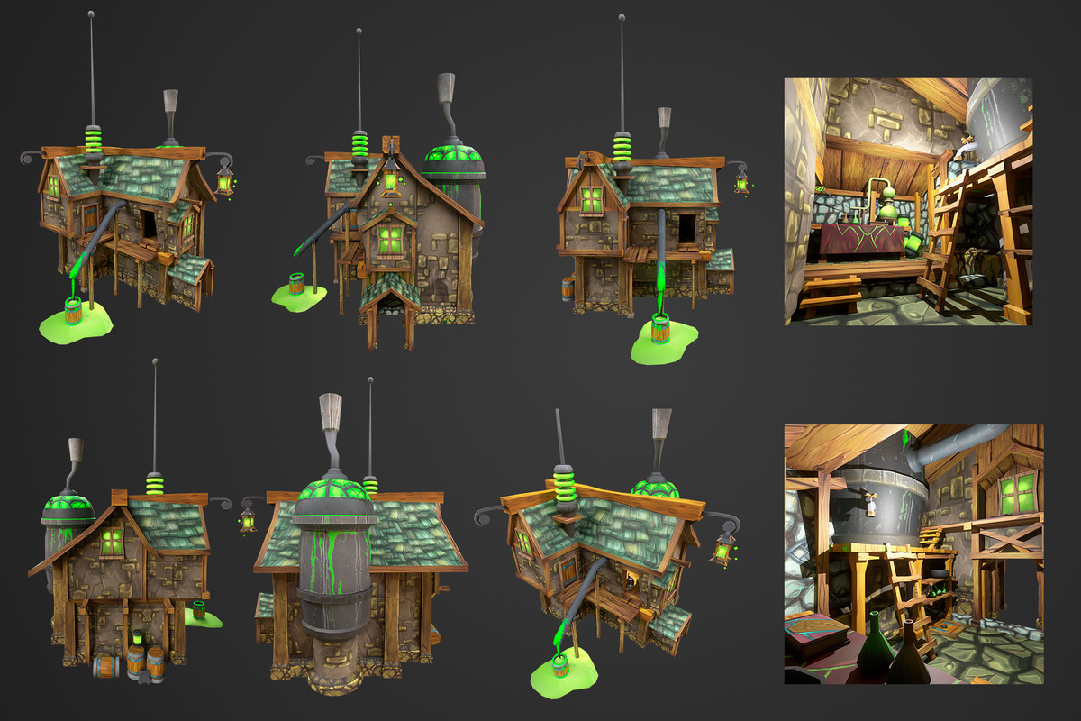 Stylized Fantasy Buildings