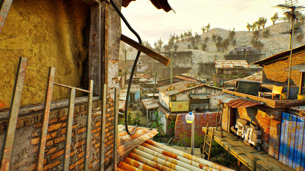 Modular Slum City Wasteland Village with Enterable Interior