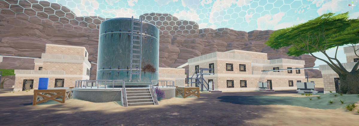 CQC Desertic Environment - Modular Toon Pack